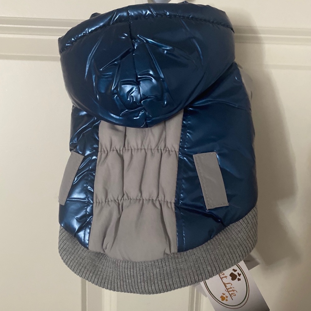 Pet Life Aspen Dog Ski Jacket Metallic Blue 3M XS - Picture 3 of 6